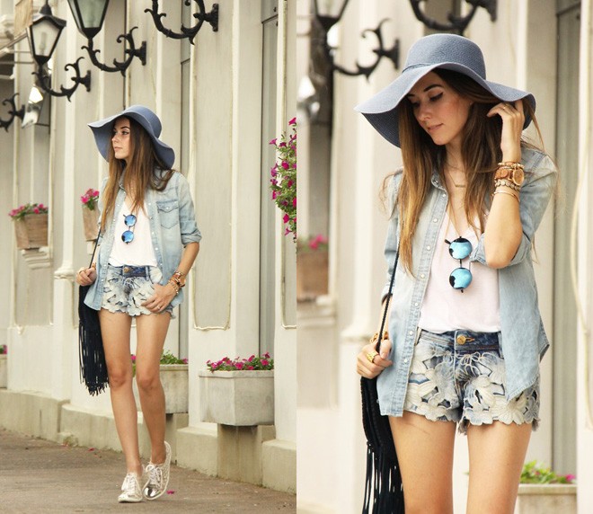 Diện shorts ngày hè đẹp và độc như fashionista chân ngắn