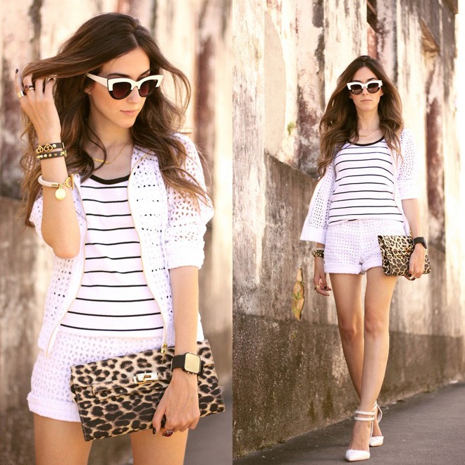 Diện shorts ngày hè đẹp và độc như fashionista chân ngắn